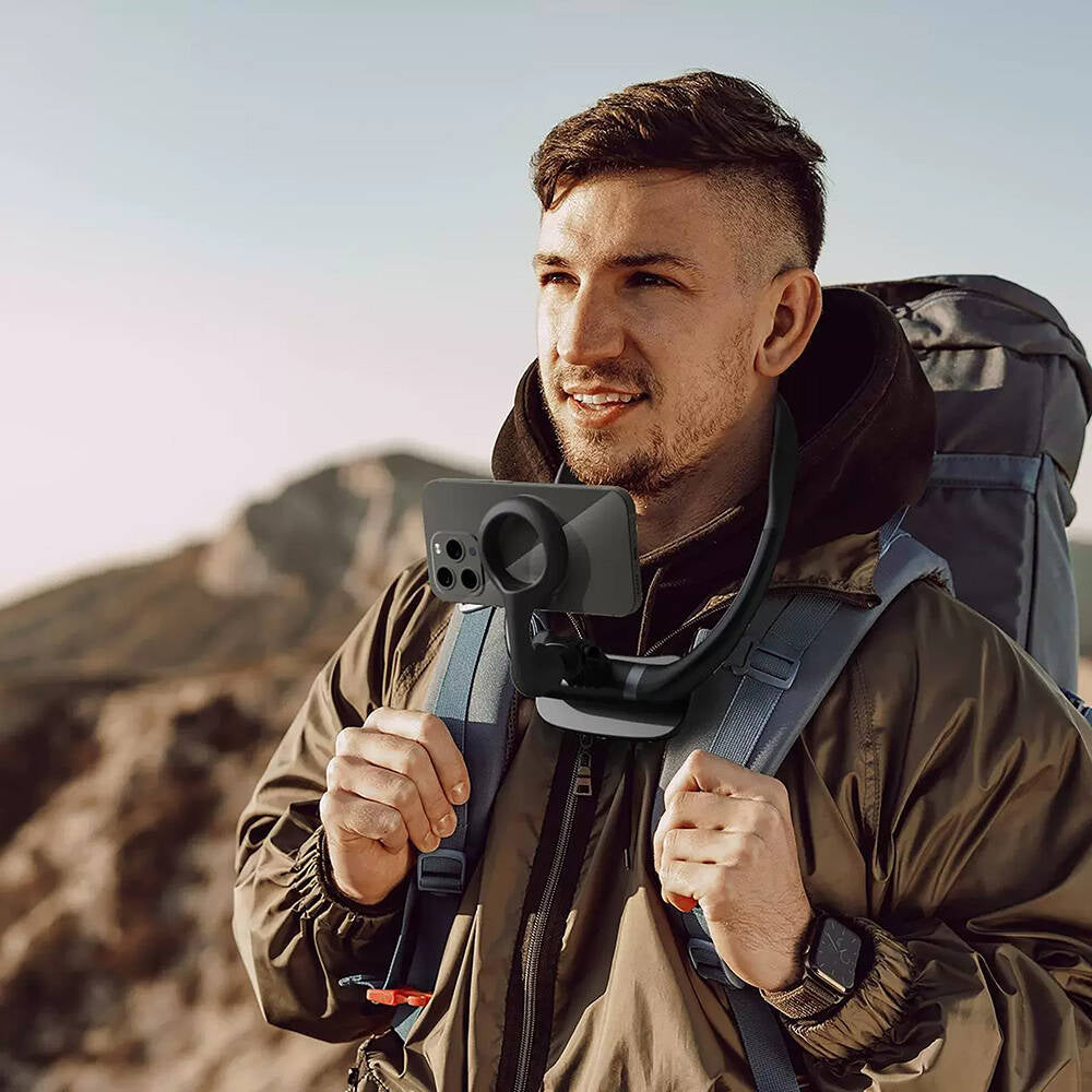 Wi-CH320 Magnetik Boyun Askılı Telefon Tutucu