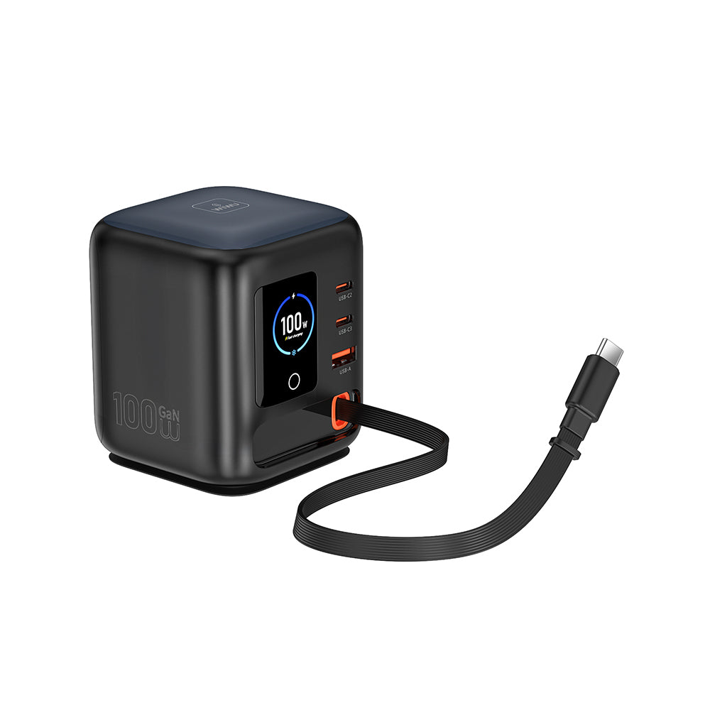 Wi-G039 100W 4 Portlu GaN Masaüstü Şarj İstasyonu