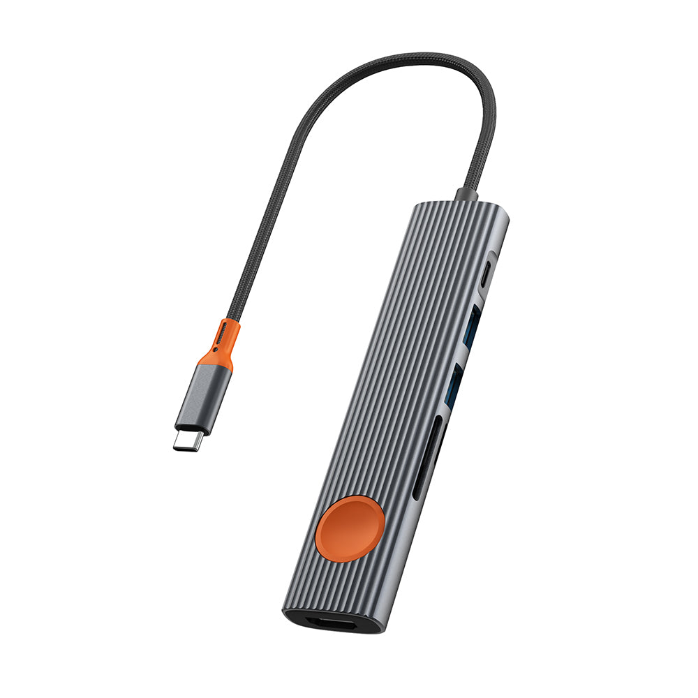 Wi-HB8007 Travel 7'si 1 Arada Type-C Dönüştürücü Hub 100W 4K HDMI