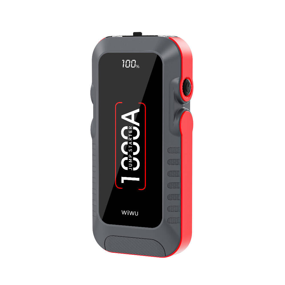 Wi-JS001 LED Işıklı Araç Akü Takviye Güç Kaynağı Powerbank 12V 37W 10000mAh