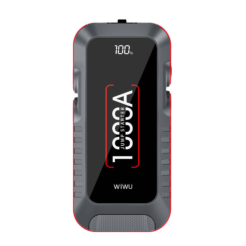 Wi-JS001 LED Işıklı Araç Akü Takviye Güç Kaynağı Powerbank 12V 37W 10000mAh