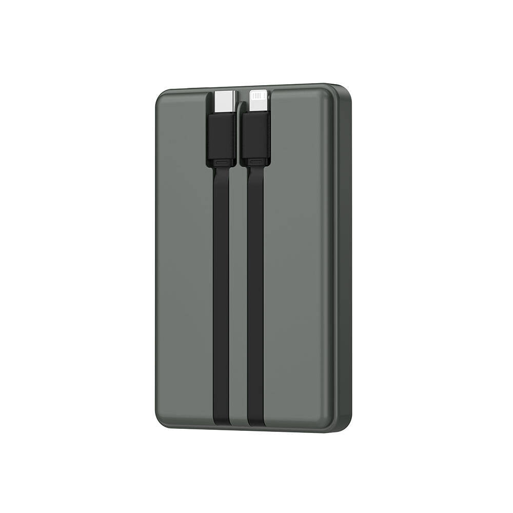 Wi-P004 Trunk Serisi Type-C Lightning Çıkışlı Taşınabilir Powerbank 22.5W 10000mAh