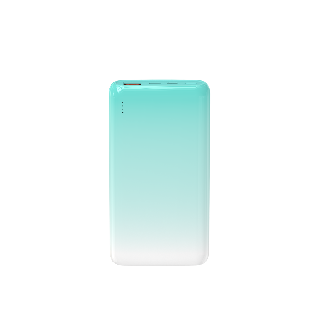 Wi-P008 Rainbow LED Işıklı Taşınabilir Powerbank 22.5W 10000mAh