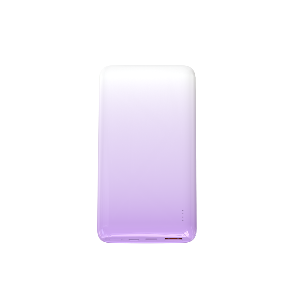 Wi-P008 Rainbow LED Işıklı Taşınabilir Powerbank 22.5W 10000mAh