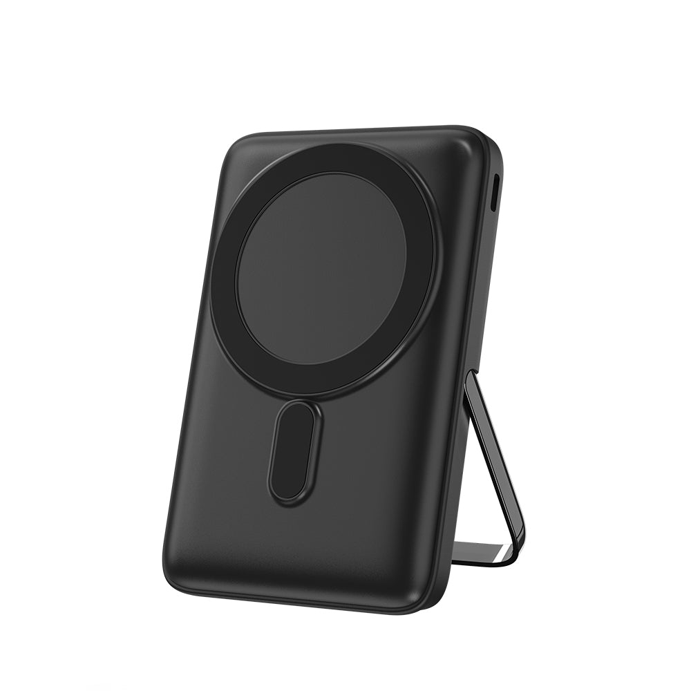 Wi-P011 Gentleman 10000mAh 15W LED Göstergeli Standlı Kablosuz Powerbank