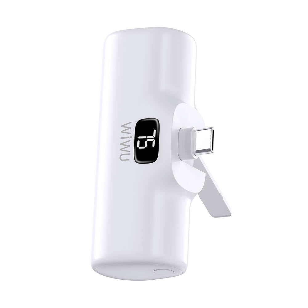 Wi-P017 Capsule Serisi 2in1 Mini Taşınabilir Standlı Type-C Powerbank 5000mAh