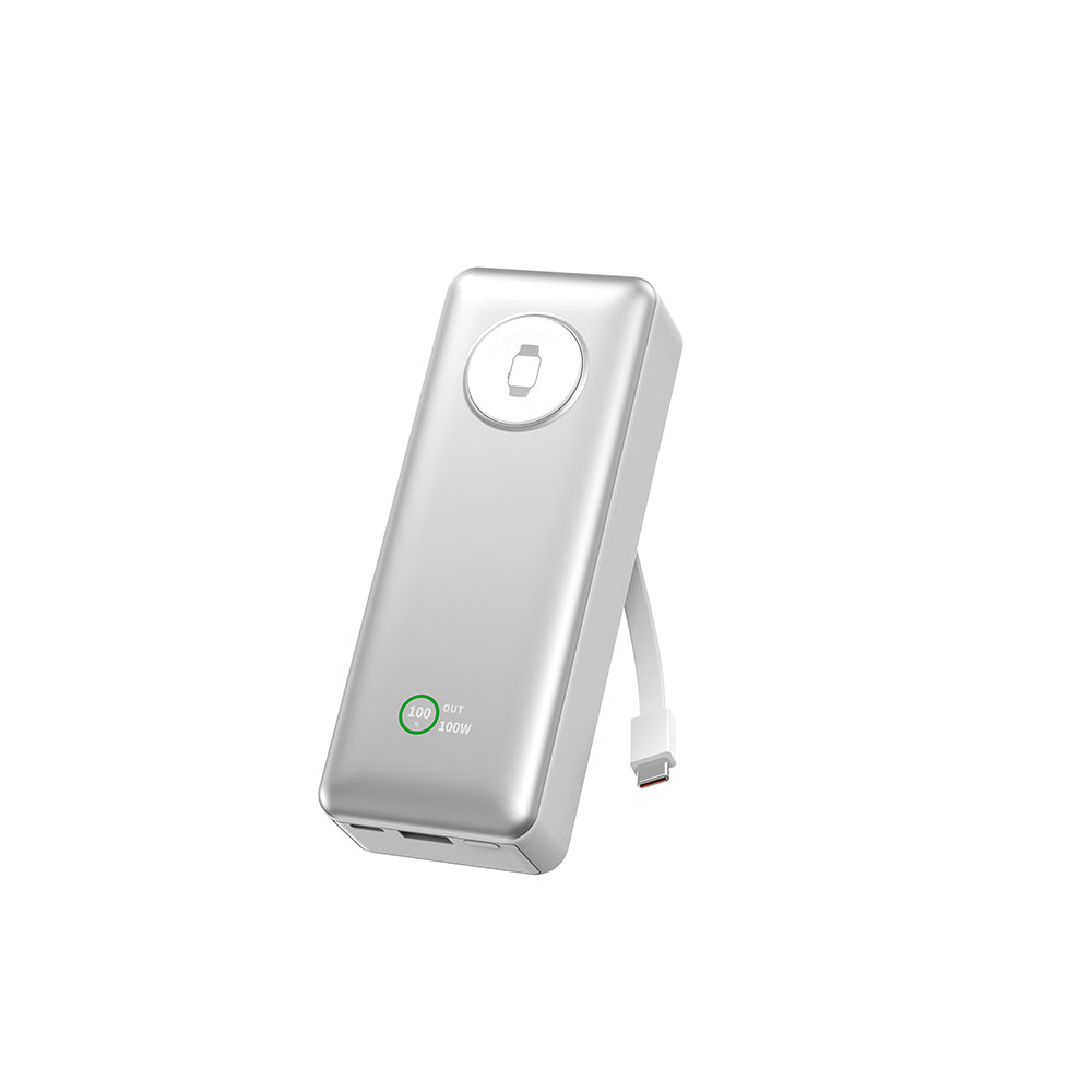 Wi-P023 3in1 Apple Watch Airpods Uyumlu Manyetik Şarjlı Powerbank 20000mAh 145W