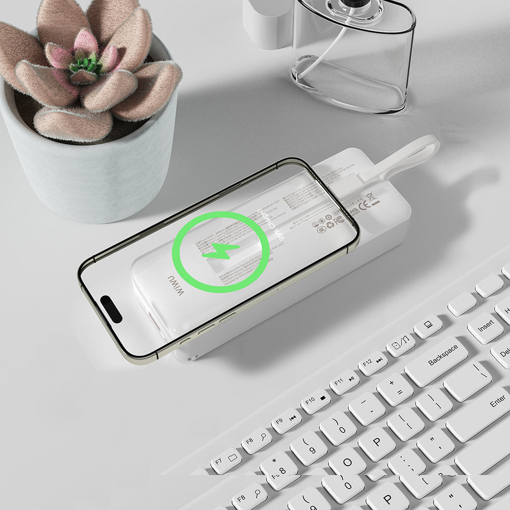 Wi-P023 3in1 Apple Watch Airpods Uyumlu Manyetik Şarjlı Powerbank 20000mAh 145W