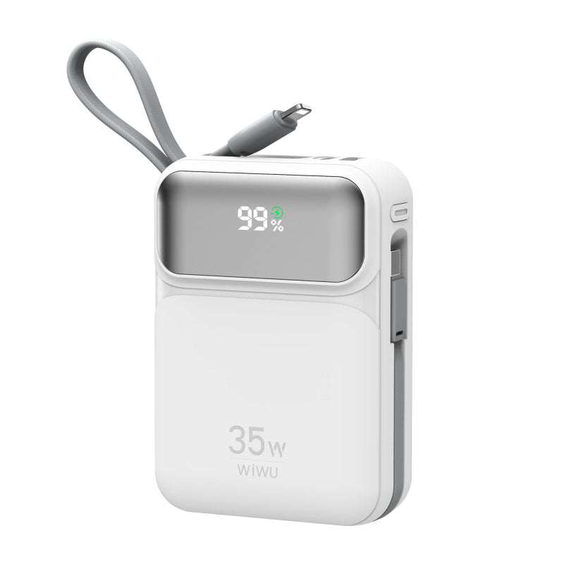 Wi-P052 Galaxy Serisi Type-C Lightning Çıkışlı Powerbank PD 35W 10000mAh