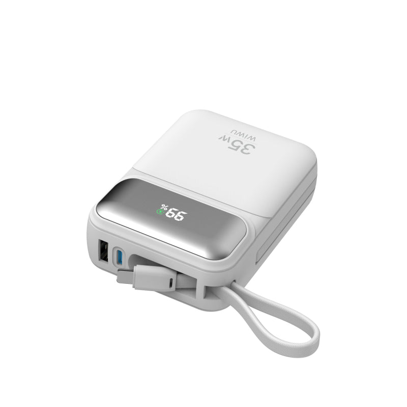 Wi-P052 Galaxy Serisi Type-C Lightning Çıkışlı Powerbank PD 35W 10000mAh