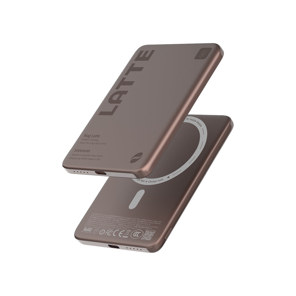 Wi-P085 MagPearl 5000 mAh 15W Ultra İnce Manyetik Kablosuz Powerbank