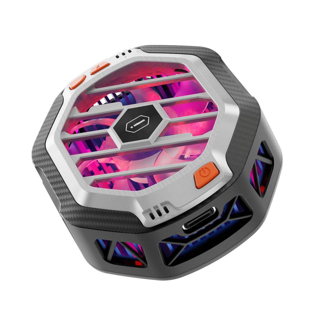 Wi-R001 15W Magsafe uyumlu RGB Işıklı Telefon Soğutucu Fan