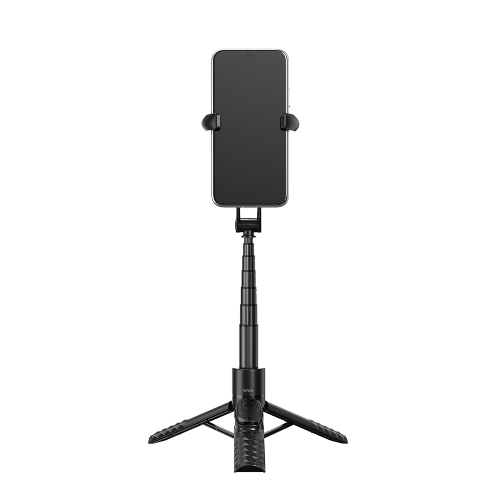 Wi-SE014 Magnetik 360° Dönebilen Kumandalı Selfie Çubuğu ve Tripod