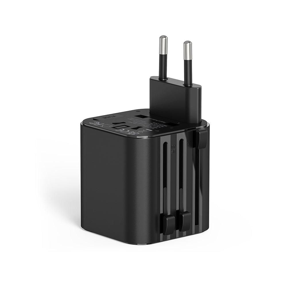 Wi-UA005 TR/US/UK/AU/EU Uyumlu 2500W Universal Seyahat Adaptörü