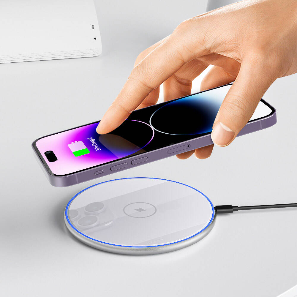 Wi-W012 Quantus 15W Masaüstü Wireless Şarj Cihazı