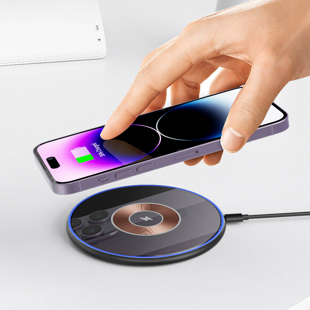 Wi-W013 Quantus 15W Masaüstü Wireless Şarj Cihazı