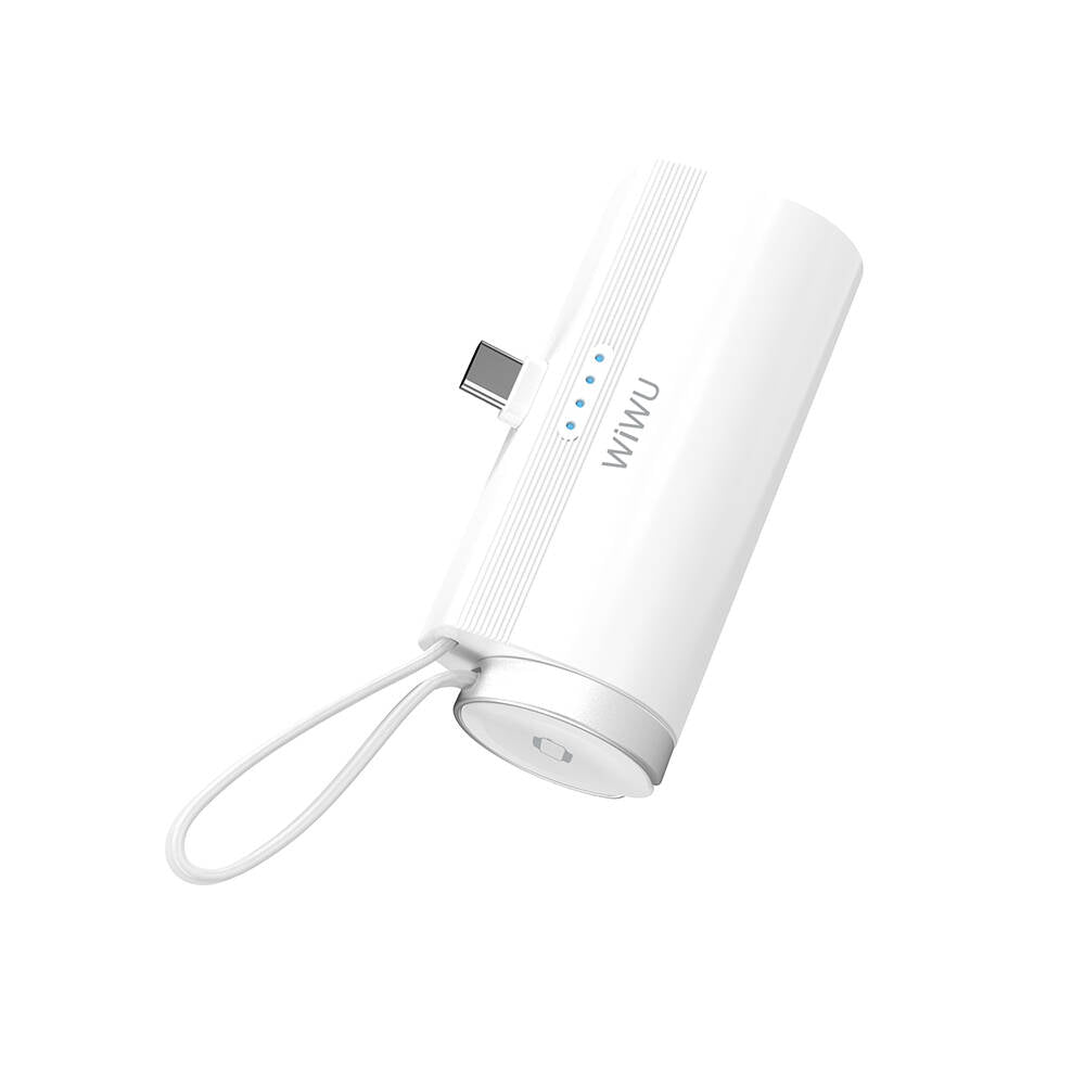 Wi-W026 Capsule 2in1 Mini Standlı Askılı Type-C PD Powerbank 5000mAh