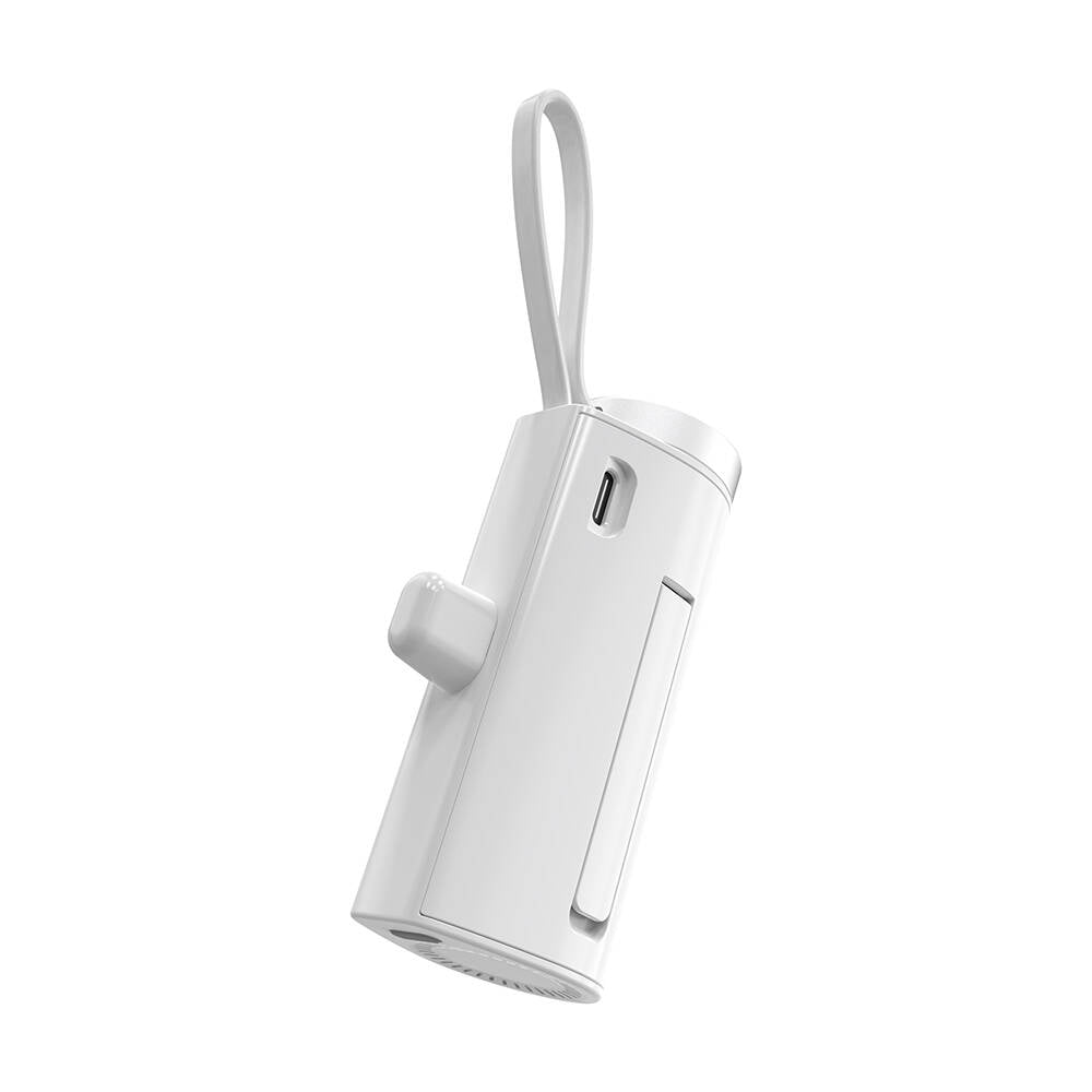 Wi-W026 Capsule 2in1 Mini Standlı Askılı Type-C PD Powerbank 5000mAh
