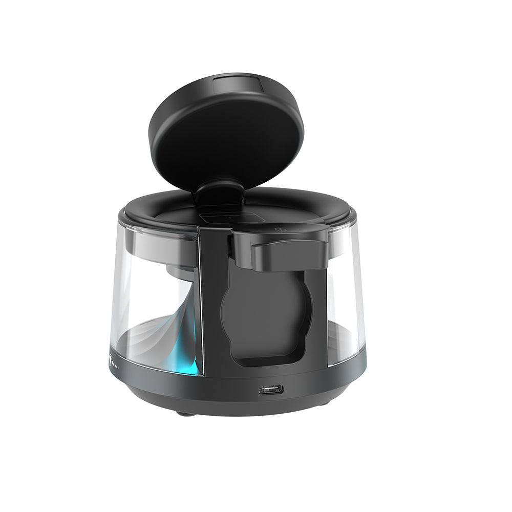 Wi-W039 5in1 Kablosuz Şarj Standı Ambiyans Işıklı Bluetooth Hoparlör 15W