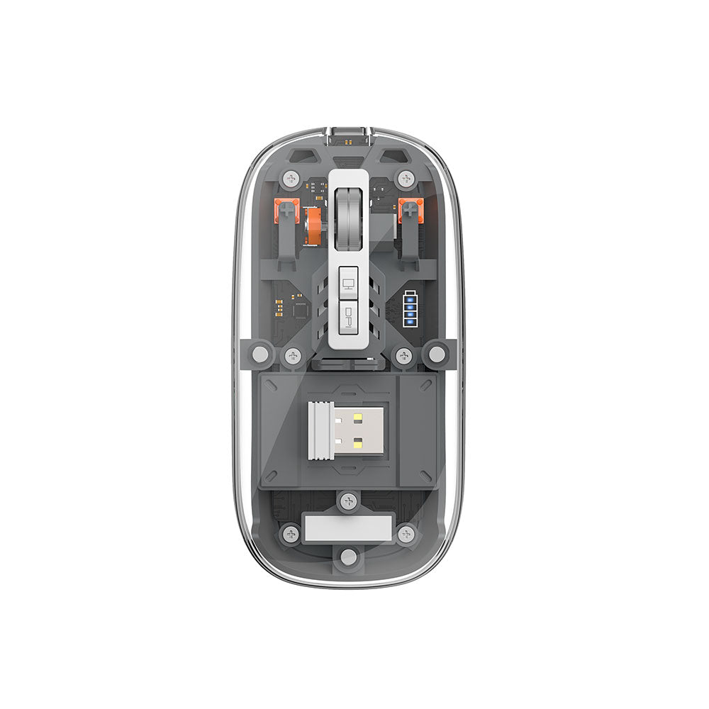 WM105 RGB Işıklı Şeffaf Tasarım Mouse