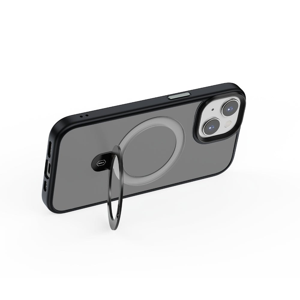 ZMM-010 Magsafe Uyumlu Mat Standlı iPhone 15 Kılıf