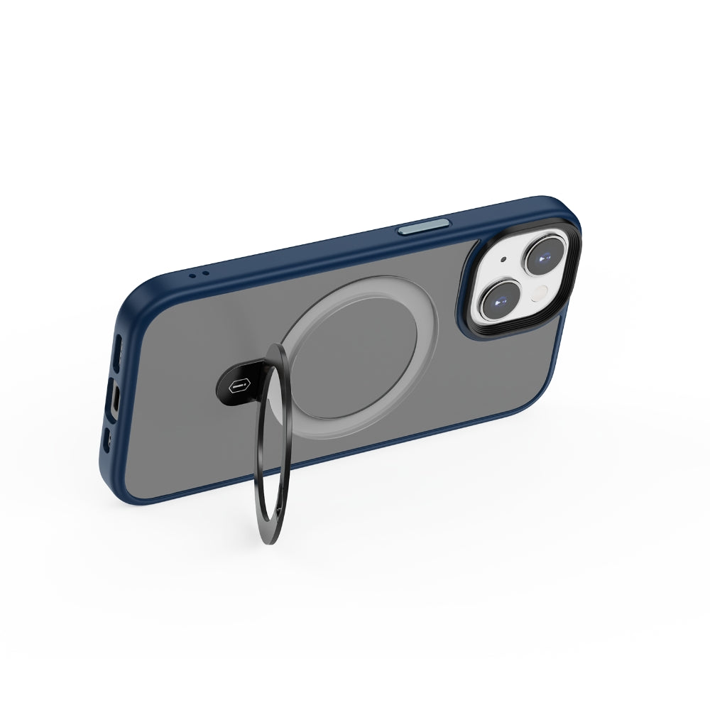 ZMM-010 Magsafe Uyumlu Mat Standlı iPhone 15 Plus Kılıf