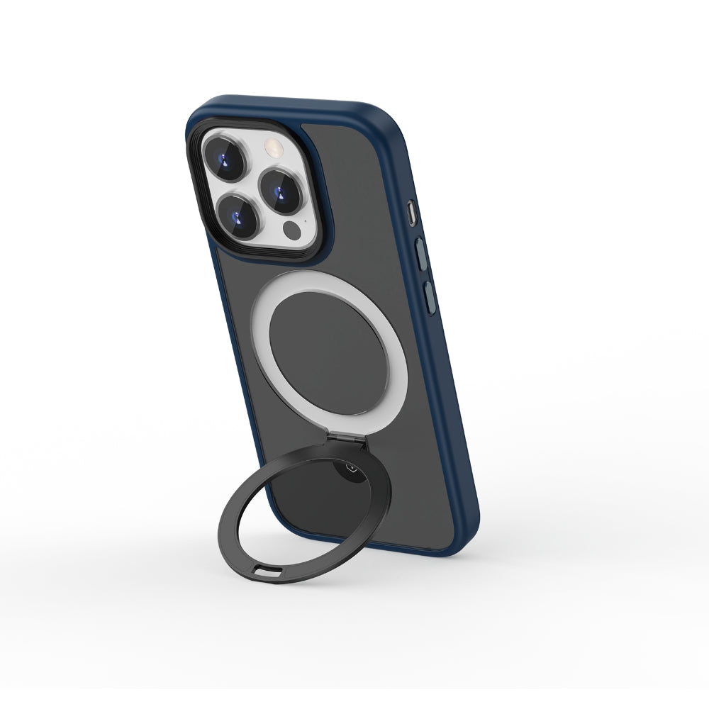 ZMM-010 Magsafe Uyumlu Mat Standlı iPhone 15 Pro Kılıf