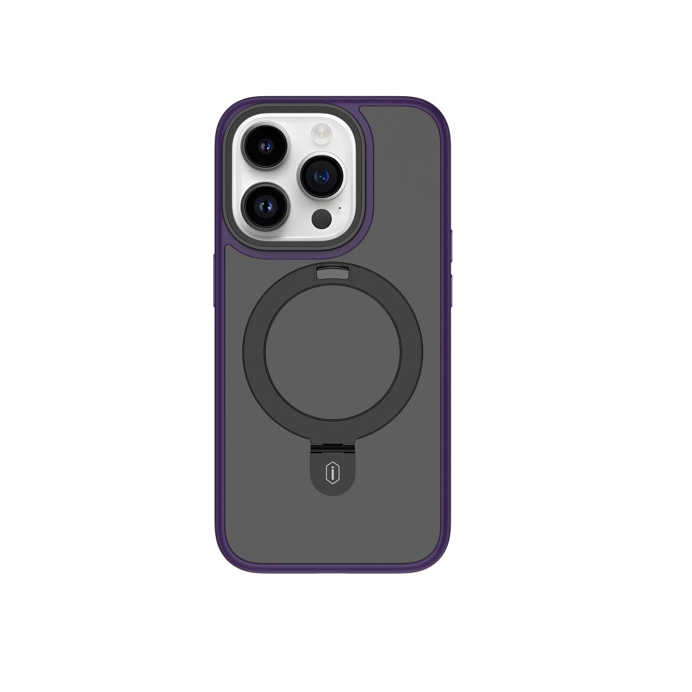 ZMM-010 Magsafe Uyumlu Mat Standlı iPhone 15 Pro Kılıf