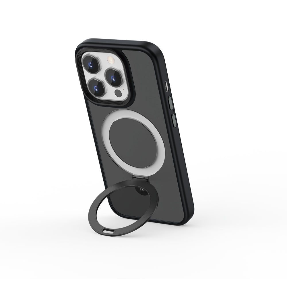 ZMM-010 Magsafe Uyumlu Mat Standlı iPhone 15 Pro Kılıf