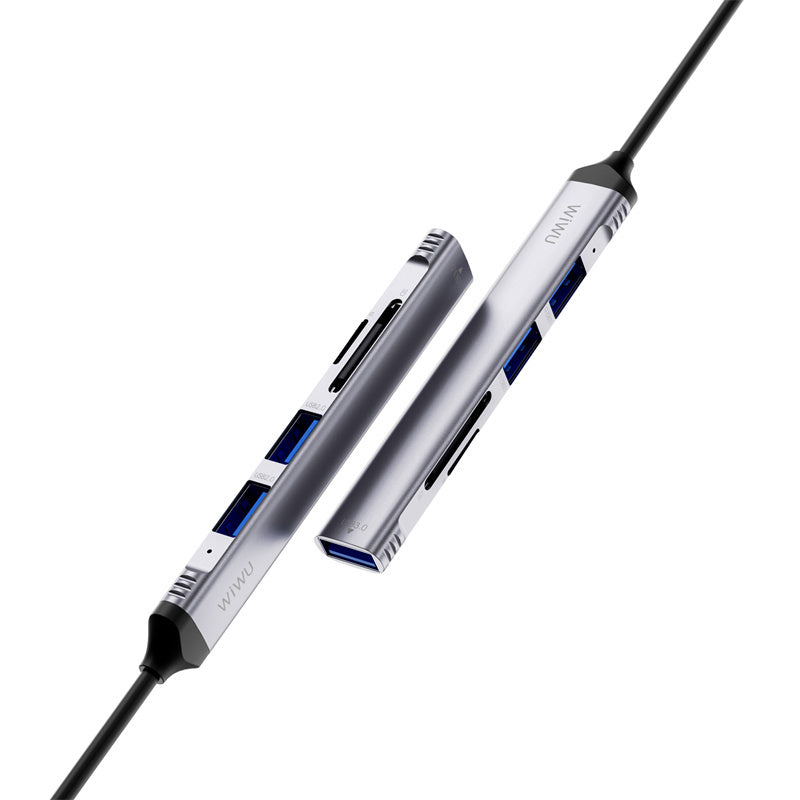 Zolo Wi-HB003 USB3.0 + USB2.0 + SD/TF Type-C USB-A 5in1 Hub Adaptör
