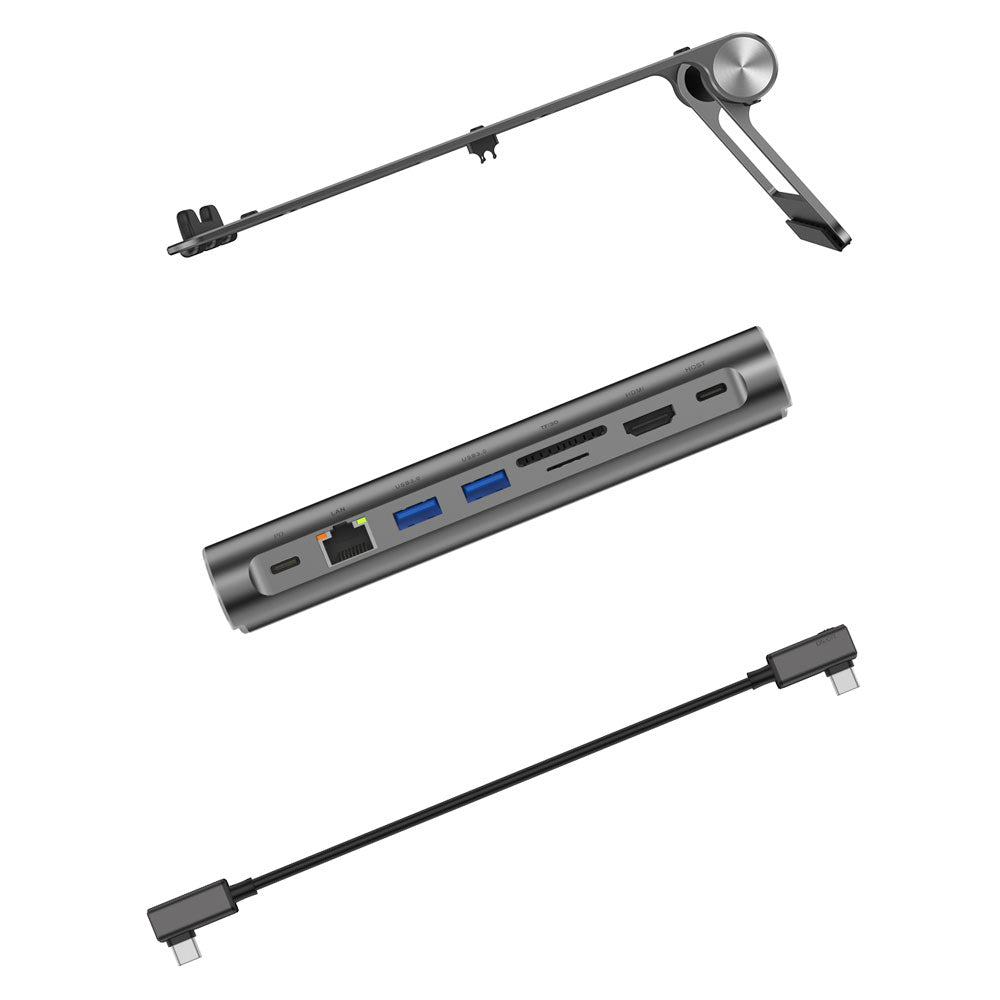 A821CH 8in1 Hub Bağlantı İstasyonlu Notebook Standı