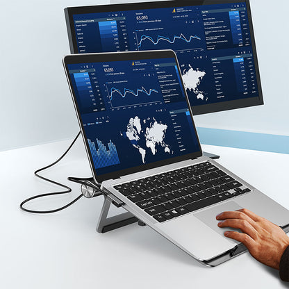 A821CH 8in1 Hub Bağlantı İstasyonlu Notebook Standı