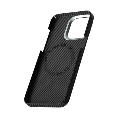 Apple iPhone 15 Plus Kılıf KJZ-017 Karbon Fiber 600D Explore Kevlar Kapak
