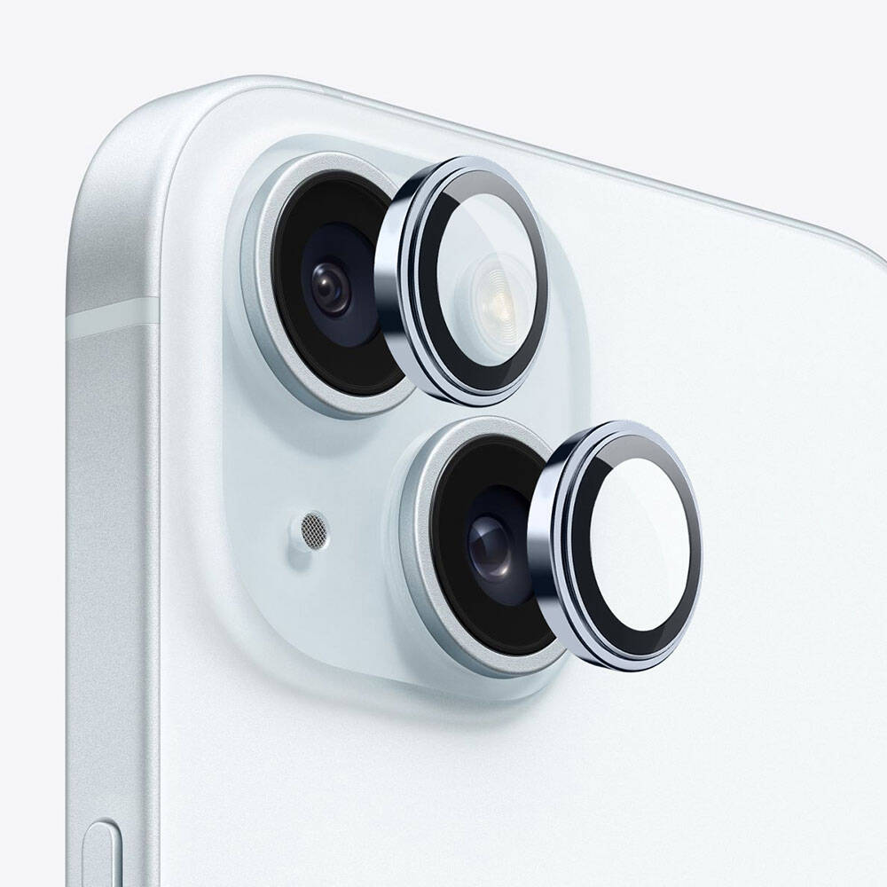 Apple iPhone 15 Plus Lens Guard Metal Kamera Lens Koruyucu