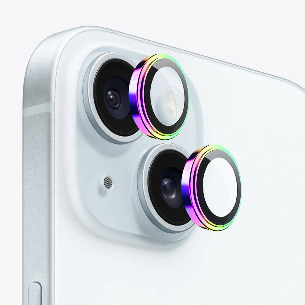 Apple iPhone 15 Plus Lens Guard Metal Kamera Lens Koruyucu