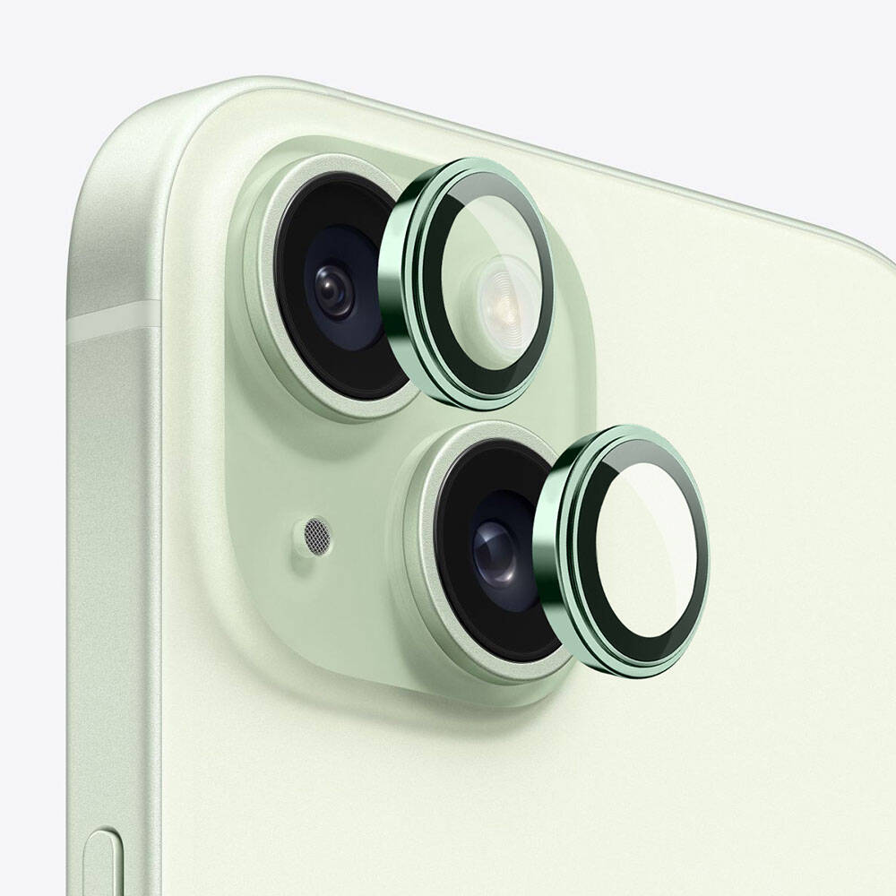 Apple iPhone 15 Plus Lens Guard Metal Kamera Lens Koruyucu