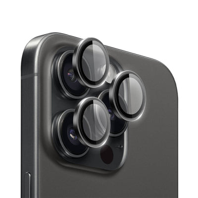 Apple iPhone 16 Pro LG-003 Lens Guard Çizilmeye Karşı Dayanıklı Safir Kamera Lens Koruyucu