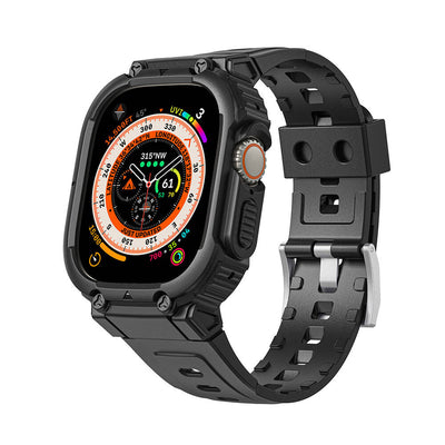 Armor Serisi 2‑in‑1 Apple Watch Ultra Koruyucu Silikon Kordon