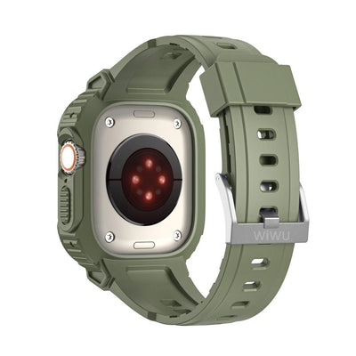 Armor Serisi 2‑in‑1 Apple Watch Ultra Koruyucu Silikon Kordon