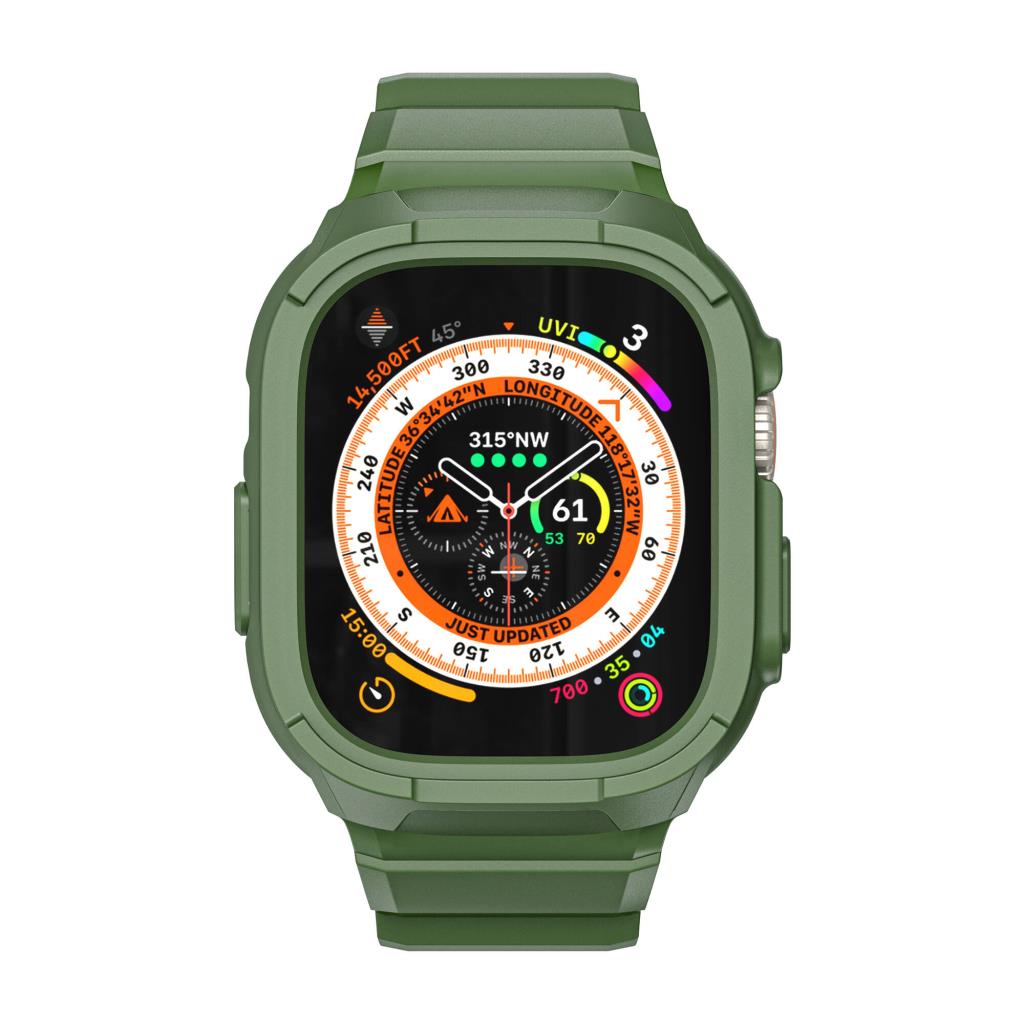 Armor Serisi 2‑in‑1 Sert PC Koruyucu Silikon Kordon 44mm