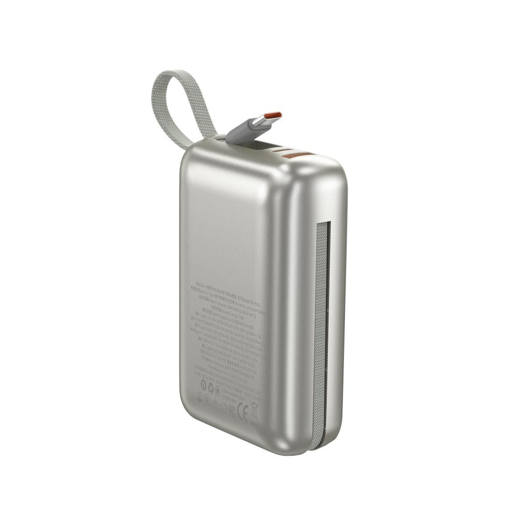 AS-182 Galaxy Pro Max Serisi 20000mAh 45W PD Dahili Kablolu Powerbank