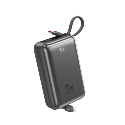AS-182 Galaxy Pro Max Serisi 20000mAh 45W PD Dahili Kablolu Powerbank