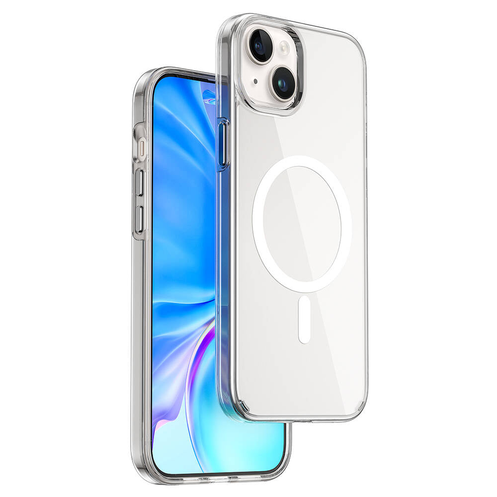 BC-022 iPhone 15 Plus Magsafe Uyumlu Şeffaf Kılıf