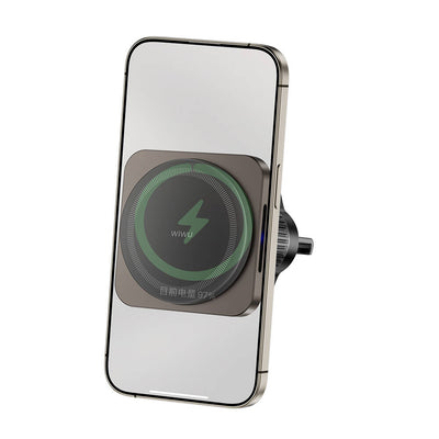 CH-318 Magneto Serisi M-safe Şarj Özellikli Havalandırma Tasarım Araç Telefon Tutucu