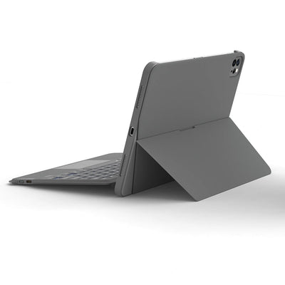 Combo LED Işıklı Magnetik Standlı Klavyeli iPad Kılıfı