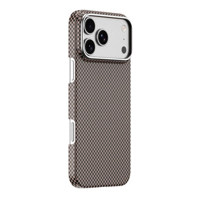 DCC-208 Magsafe Uyumlu Aramid Fiber Karbon iPhone 17 Pro Kılıf