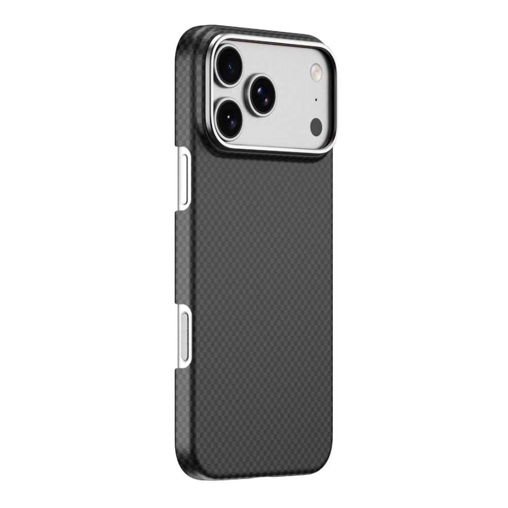 DCC-208 Magsafe Uyumlu Aramid Fiber Karbon iPhone 17 Pro Kılıf
