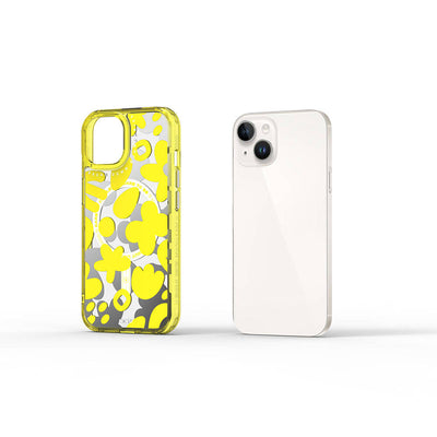 Fluorescent G Serisi Magsafe uyumlu Boya Desenli iPhone 15 Kılıf
