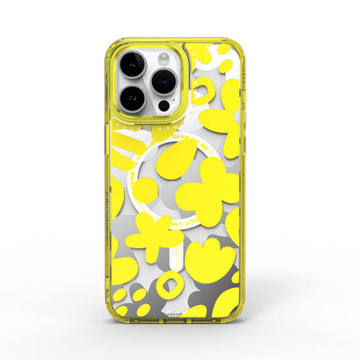 Fluorescent G Serisi Magsafe uyumlu Boya Desenli iPhone 15 Pro Kılıf