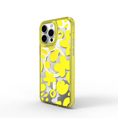 Fluorescent G Serisi Magsafe uyumlu Boya Desenli iPhone 15 Pro Kılıf